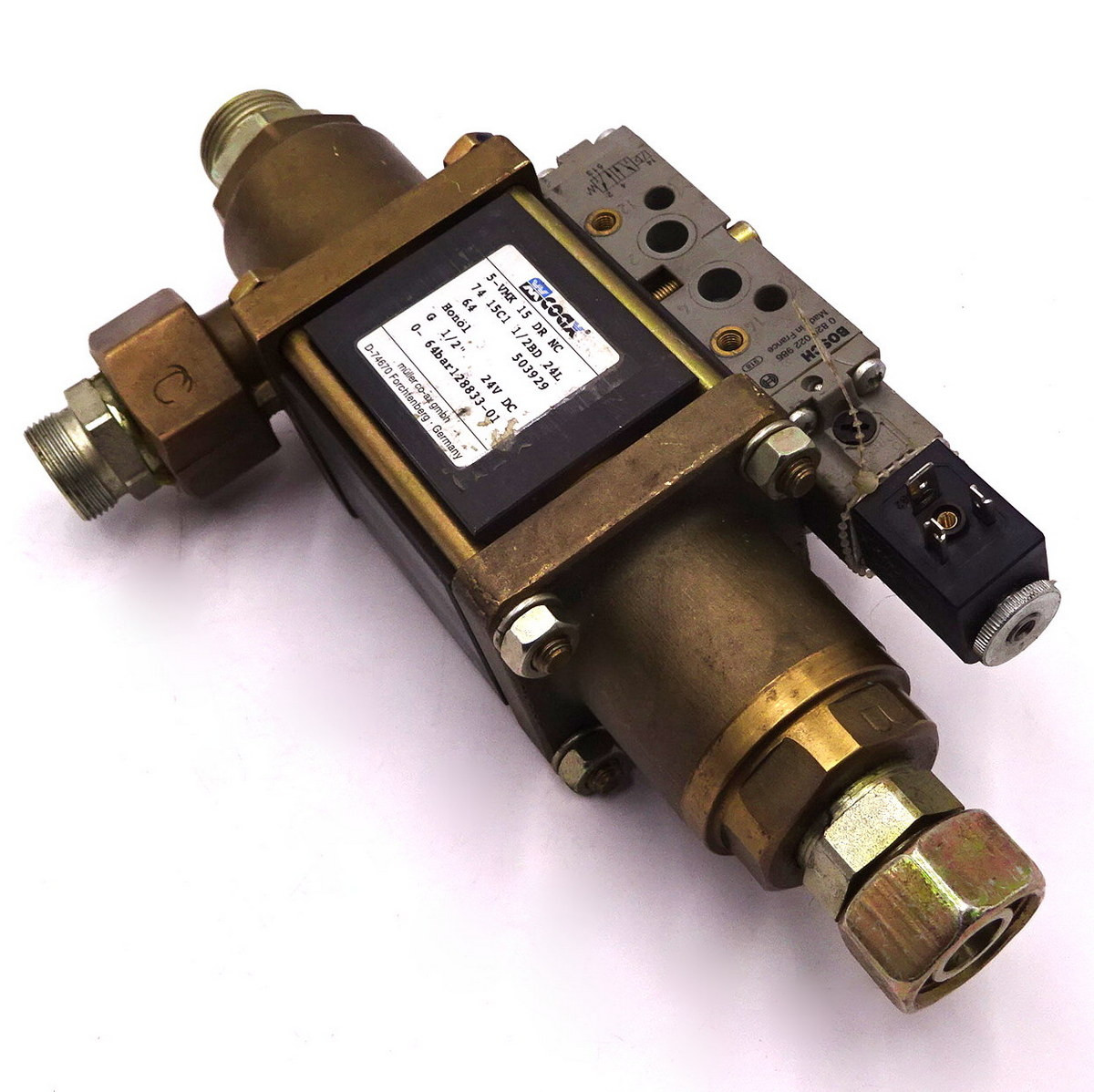 3/2 Coaxial Valve 5-VMK-15-DR-NC Co-Ax High Pressure *New* - Axxa